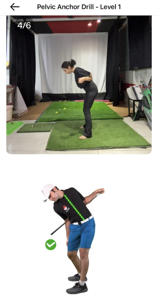 GolfWiz app swing analysis